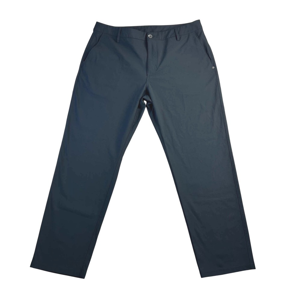 Vuori Meta Pants Mens 36 Black Performance Stretch Golf Chino Trousers